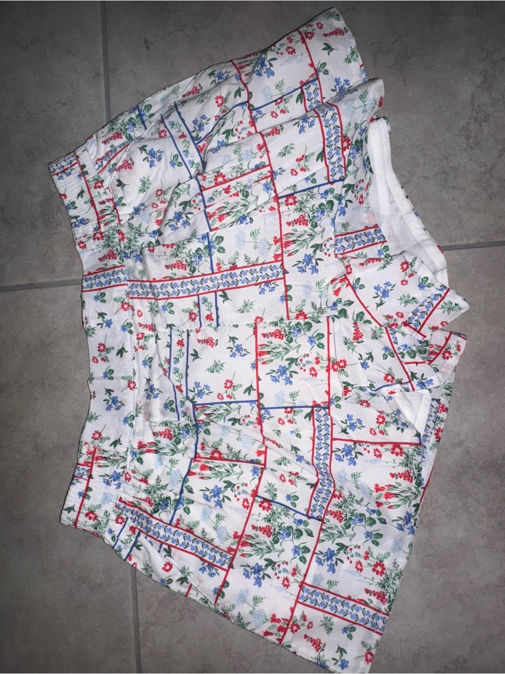 Janie & Jack White Floral Shorts